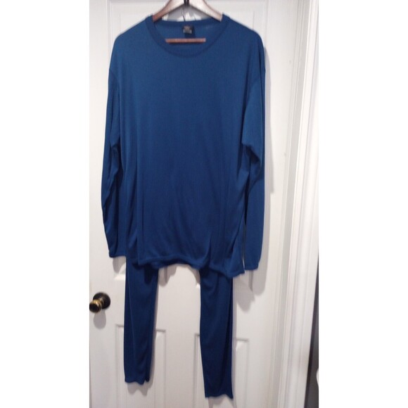 Vintage Patagonia Capilene Base Layer Shirt & Pants Mens XL Outdoor  Blue USA - Picture 1 of 5